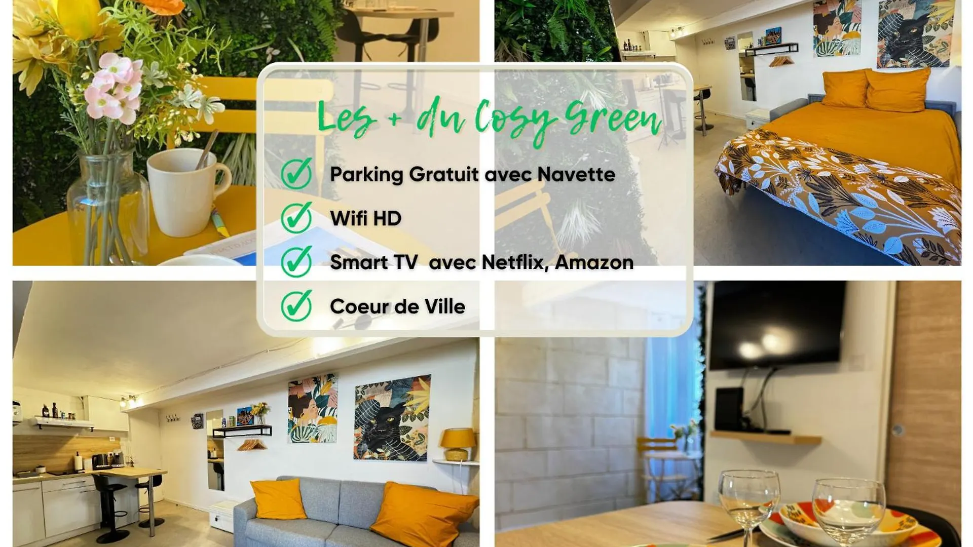 Cosy Green - Wifi Hd - Netflix - Centre Historique location